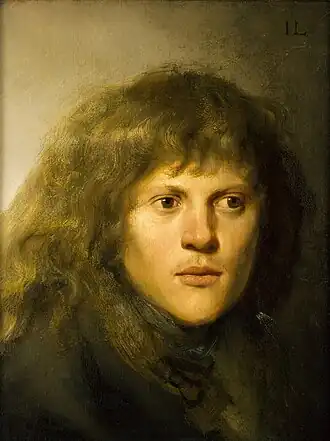Zelfportret van Jan Lievens, 1629-1630