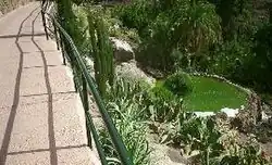 Pad naar amfitheater