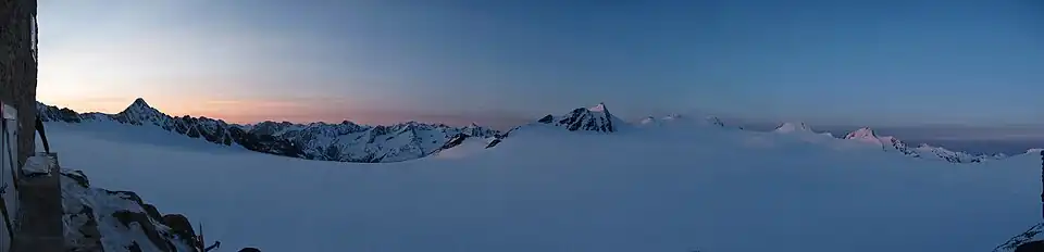 Panorama vanaf het balkon van de Brandenburger Haus (27-6-2013)