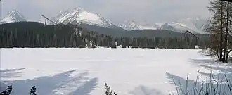 Štrbské Pleso in de winter