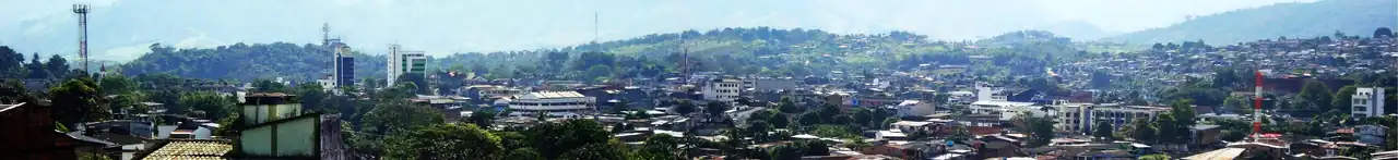 Panorama over de stad