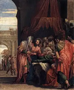 Opwekking van de dochter van Jaïrus, Paolo Veronese, 1546