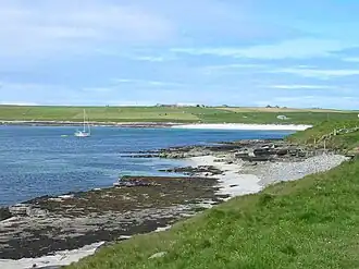 Het strand van Papa Westray