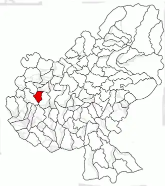 Kaart van Papiu Ilarian