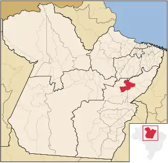 Kaart van Goianésia do Pará