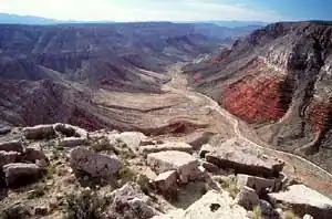 Zicht op een canyon in het Grand Canyon-Parashant National Monument
