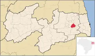 Kaart van Alagoa Grande