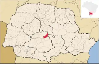 Kaart van Boa Ventura de São Roque