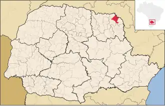 Kaart van Jacarezinho