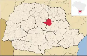 Kaart van Ortigueira