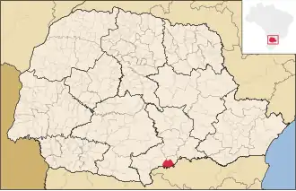 Kaart van Paula Freitas