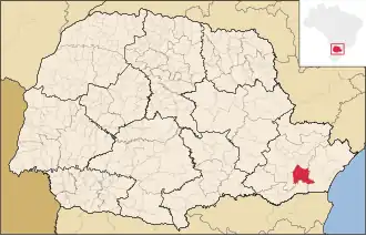 Kaart van São José dos Pinhais