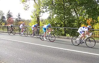 Kopgroep tijdens Parijs-Tours 2008