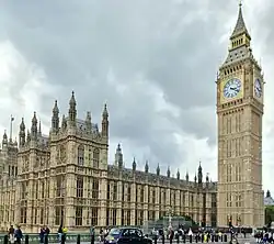 Houses of Parliament met Elizabeth Tower, Londen