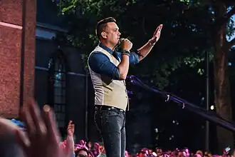 Pascal Redeker bij het Muziekfeest op het Plein te Emmen in 2017