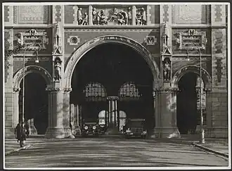 De passage onder het Rijksmuseum, november 1931