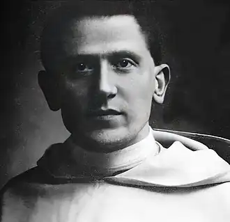 Rutten als jonge priester.