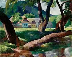 Gezicht op Nagybánya(1926)