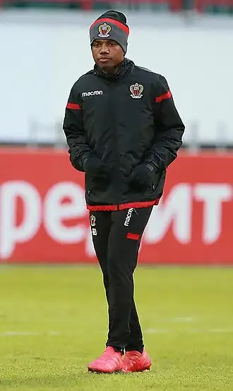 Burner in 2018 als speler van OGC Nice