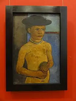 Mädchenakt mit schwarzem Hut, 1907, NLMH