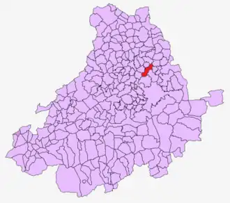 Kaart van Peñalba de Ávila