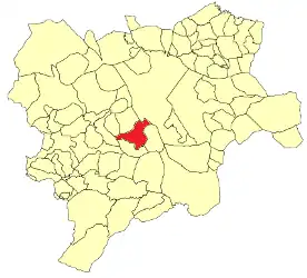 Kaart van Peñas de San Pedro