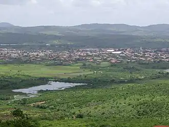 Uitzicht op Pedra Branca