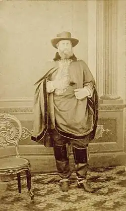 Keizer Peter II van Brazilië gekleed als gaucho(1865), Luigi Terragno