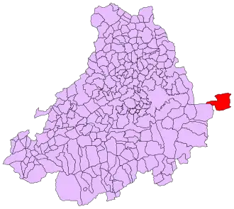 Kaart van Peguerinos