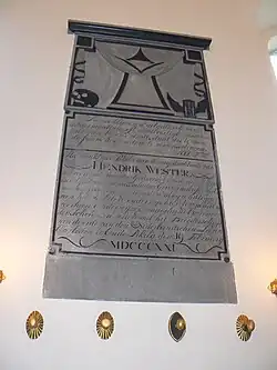 Herdenkingssteen in de Nederlandse Hervormde Kerk, Oude Pekela