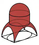 Pendentiefkoepel met tamboer