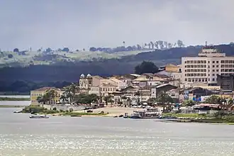 De rivier São Francisco in Penedo