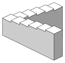 Linkerdeel van de penrose-trap
