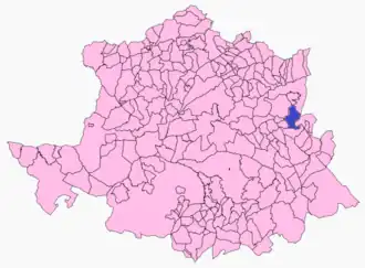 Kaart van Peraleda de la Mata