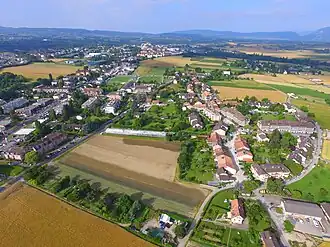 Zicht op Perly-Certoux