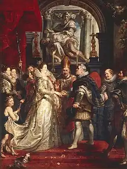 Hendrik IV en Maria de' MediciPeter Paul Rubens
