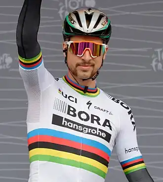 De Slowaak Peter Sagan werd in 2017 voor de derde keer op rij wereldkampioen.