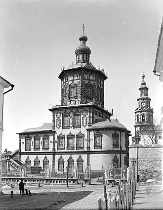 De kathedraal op een foto voor 1917