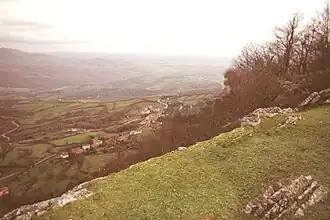 Uitzicht over Cellena