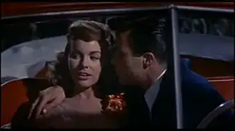 Terry Moore en Barry Coe in Peyton Place