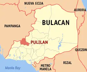 Kaart van Pulilan