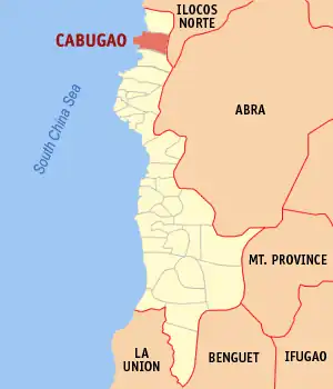 Kaart van Cabugao