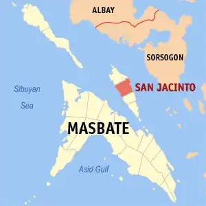 Kaart van San Jacinto