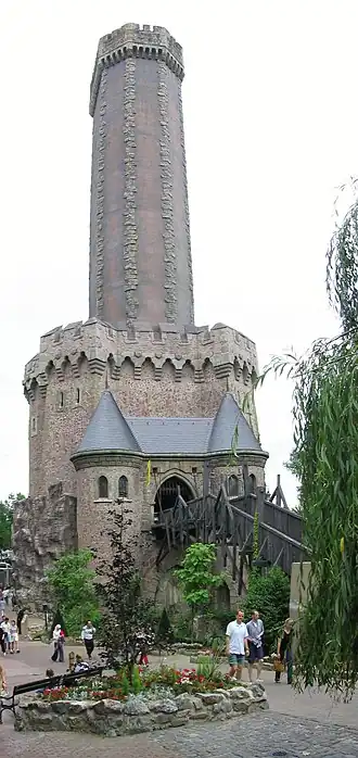 Het exterieur  van Mystery Castle