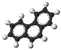Molecuulmodel van fenantreen