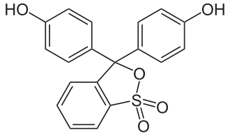 structuurformule van fenolrood