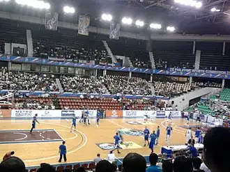 Een basketbalwedstrijd in het de PhilSports Arena (2011)