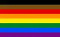 De Pride-vlag uit Philadelphia
