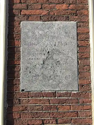 Gedenksteen (Nieuwsteeg, Leiden)