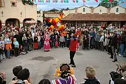 Een piñata in een Duits amusementspark